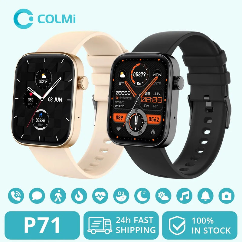 SMARTWATCH P71 - ip68 MASCULINO E FEMININO